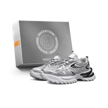 HACKBUTEER Low Top Chunky Sneakers Men's Box Included