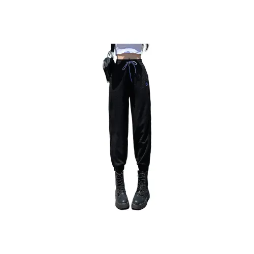 Tonlion Knitted Sports Pants Women's Black