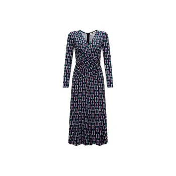 DVF New Timmy Wrap Printed Dress