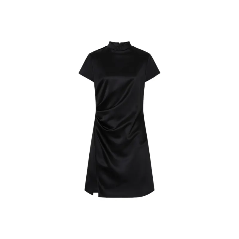 MOCO Short Sleeved Dress Women's Black-0