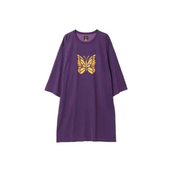 Needles FW24 Short Sleeved Dress Women's Purple