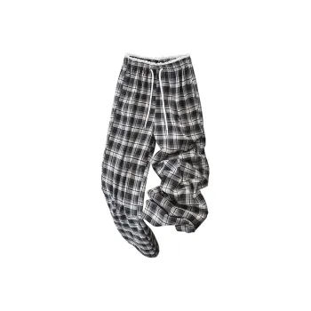 Cypress House Casual Pants Women's Black Rice Plaid