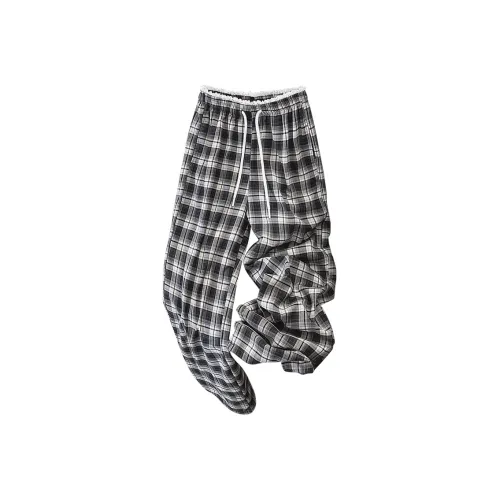 Cypress House Casual Pants Women's Black Rice Plaid