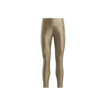Reebok Lux Shine High-Rise Leggings Casual Pants Women's Egg Stone Beige