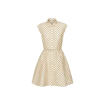 DIOR Sleeveless Dress Women's Yellow