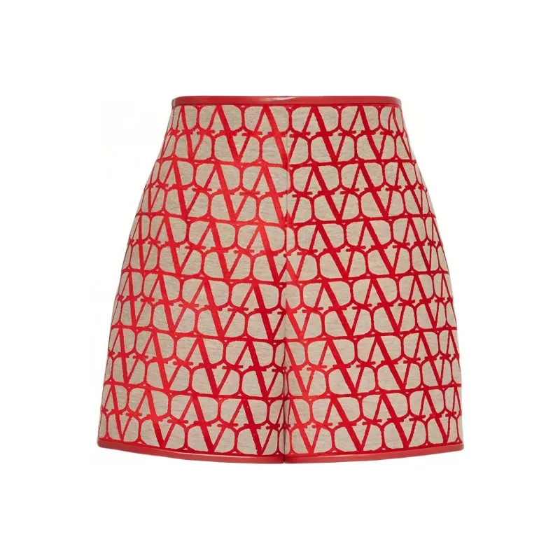Valentino Casual Shorts Women's Red-0
