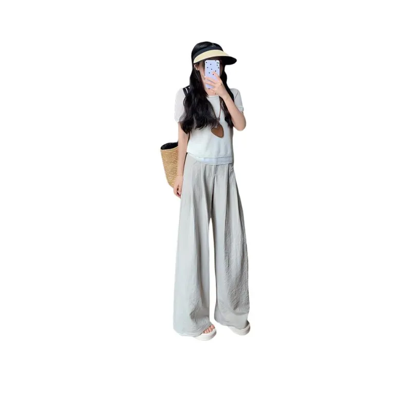 Flowers In Water Casual Pants Women's-1