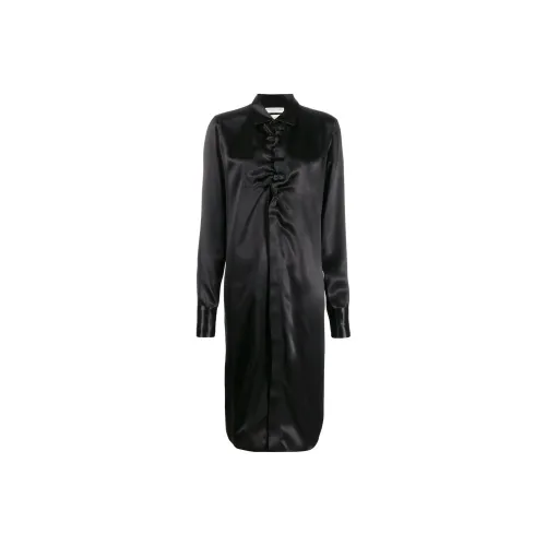 Bottega Veneta Long-Sleeved Dresses Women's Black