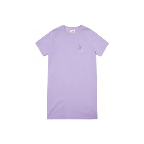 MLB Short Sleeved Dresses Women's Purple