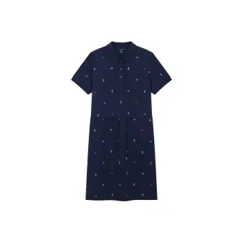 NAUTICA Short Sleeved Dresses Women's Navy Blue