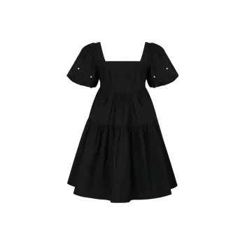 TAMMY TANGS Short Sleeved Dress Women's Black