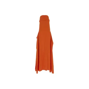Lanvin Sleeveless Dresses Women's Bright Orange