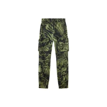 DIESEL P-Mirow Zebra-Camo Printed Cargo Pants