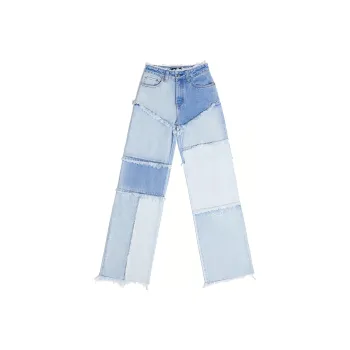 SMFK X Wonderland Jeans Women's Blue Denim