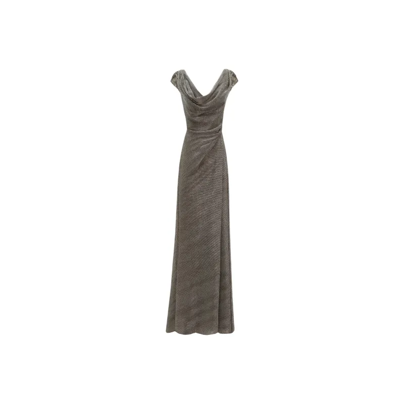 Gemy Maalouf Short-Sleeved Dresses Women's Silver-0