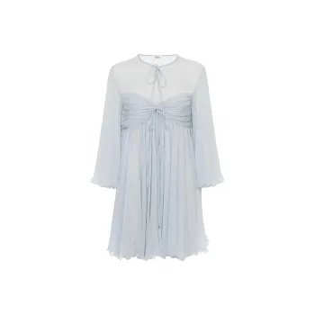 Chloé Pleated Mini Dress