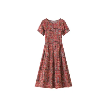 H YXIANG Short Sleeved Dresses Women's