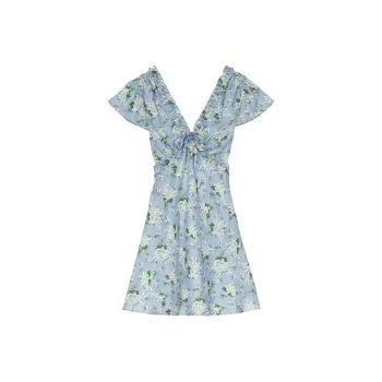 DOEN TAYLA DRESS Short-Sleeved Dresses Women's Blue
