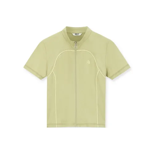 BONELESS T Shirts Women's Yellow Green