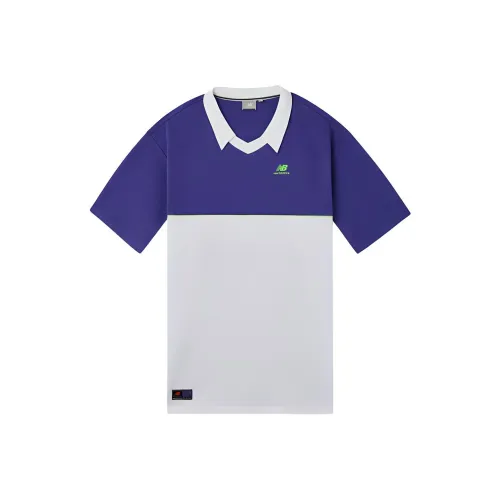 New Balance Short-Sleeved Dresses Women's Blue With White Lettering