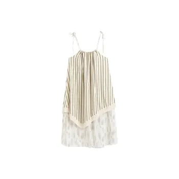 TWOPLUMGIRLS Slip Dresses Women's Stripes
