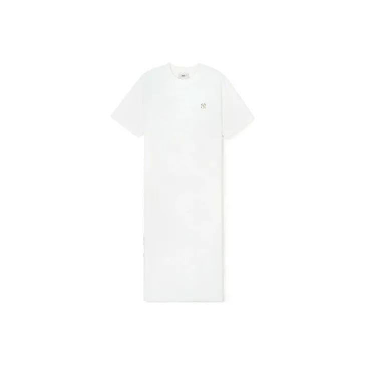MLB Short-Sleeved Dresses Women's Ivory White-0