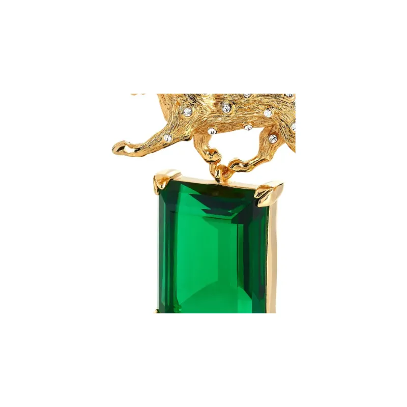 Kenneth Jay Lane Panther Pin-2