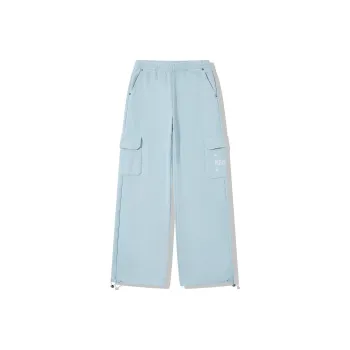 Pleasures X LiNing Knitted Sweatpants Women's Forget Me Not Blue