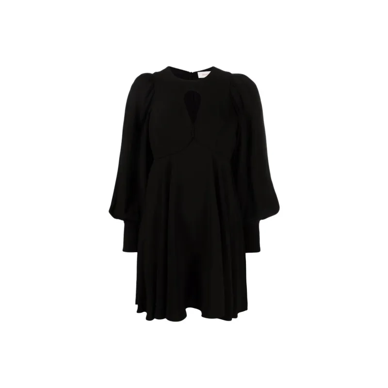 Zimmermann Long-Sleeved Dresses Women's Black-0
