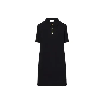 TORY BURCH FW24 Short-Sleeved Dresses Women's Black
