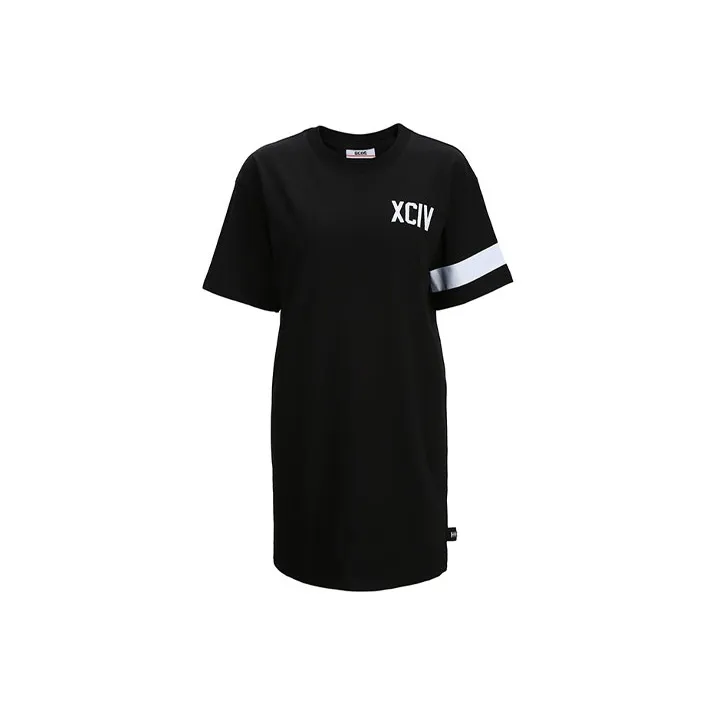 GCDS Short Sleeved Dresses Women's Black-0