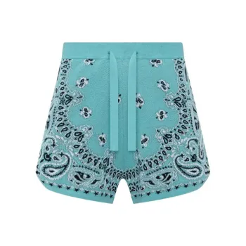 AMIRI Bandana-intarsia Knitted Shorts