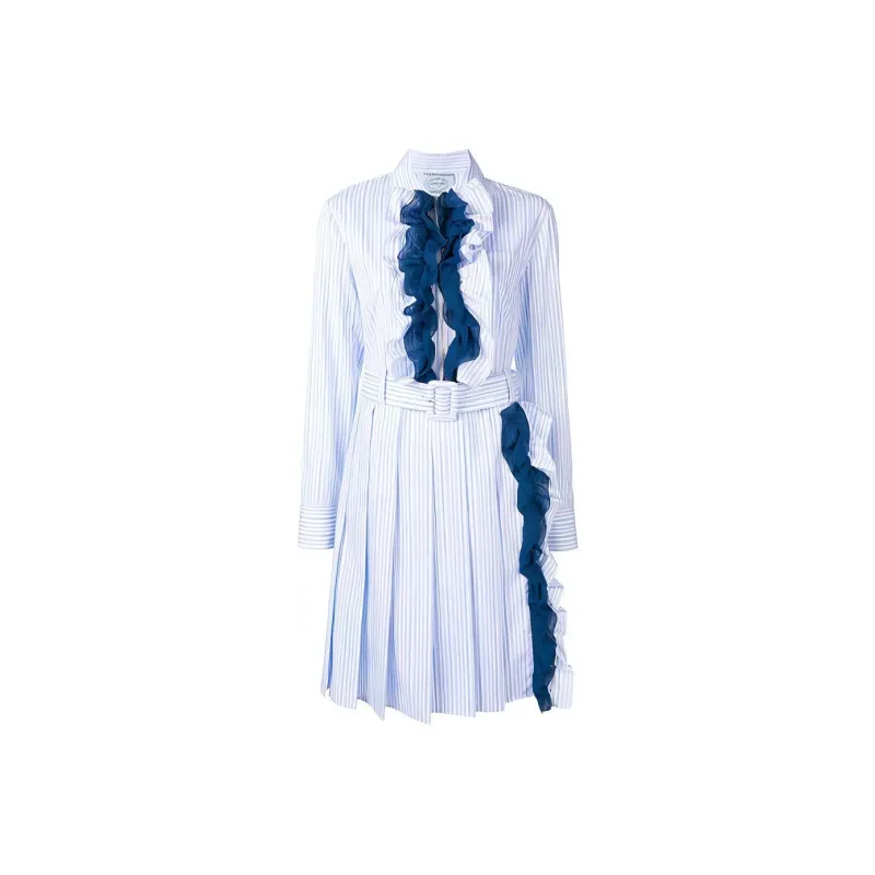 PRADA Long-Sleeved Dresses Women's Blue-0