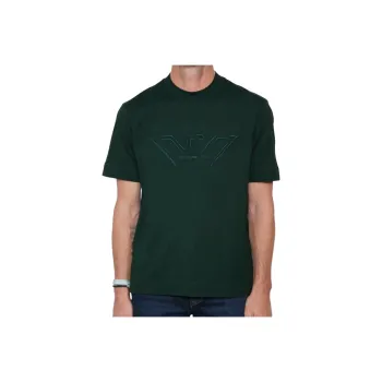 GIORGIO ARMANI T Shirts Men Dark Green