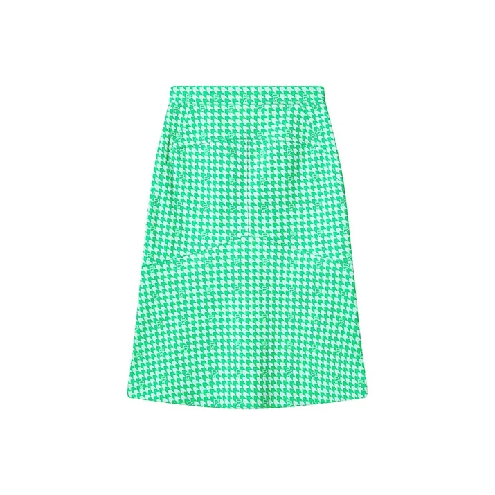 FILA Knit Long Skirts Women's Turquoise Vine Green-0