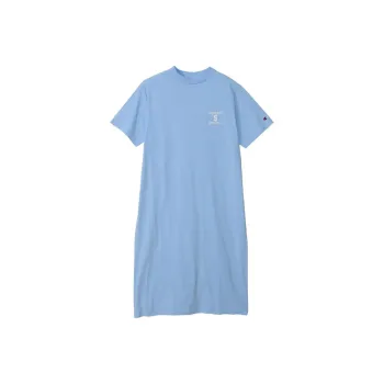 Champion SS24 Short-Sleeved Dresses Women's Light Blue