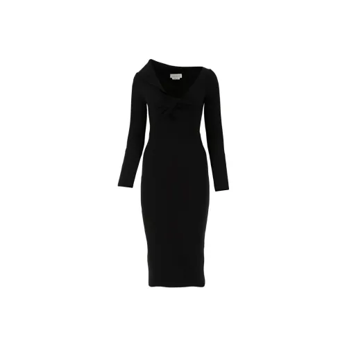 Alexander McQueen SS21 Long Sleeved Dresses Women's Black