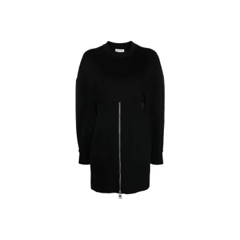 Alexander McQueen Zipped Long Sleeved Dress