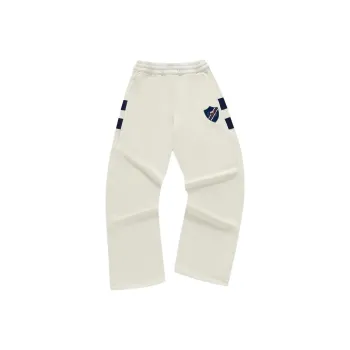 FILA FUSION x FACETASM Knitted Sweatpants Women's Feather Soft White
