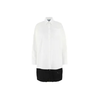PRADA FW21 Long-Sleeved Dresses Women's White
