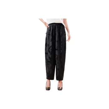 Yi Mengyuan Fashion Casual Pants Women's Black