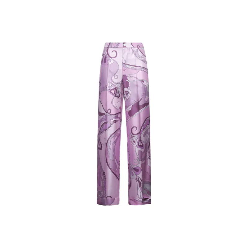 EMILIO PUCCI Orchidee print Trousers-0