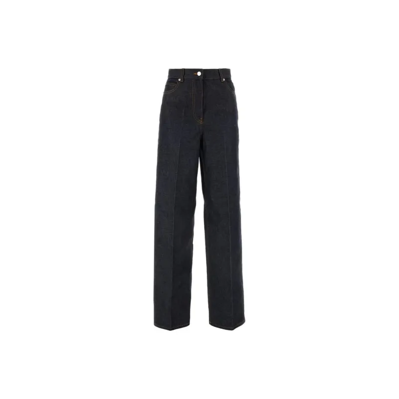 Ferragamo Wide Leg Jeans-0