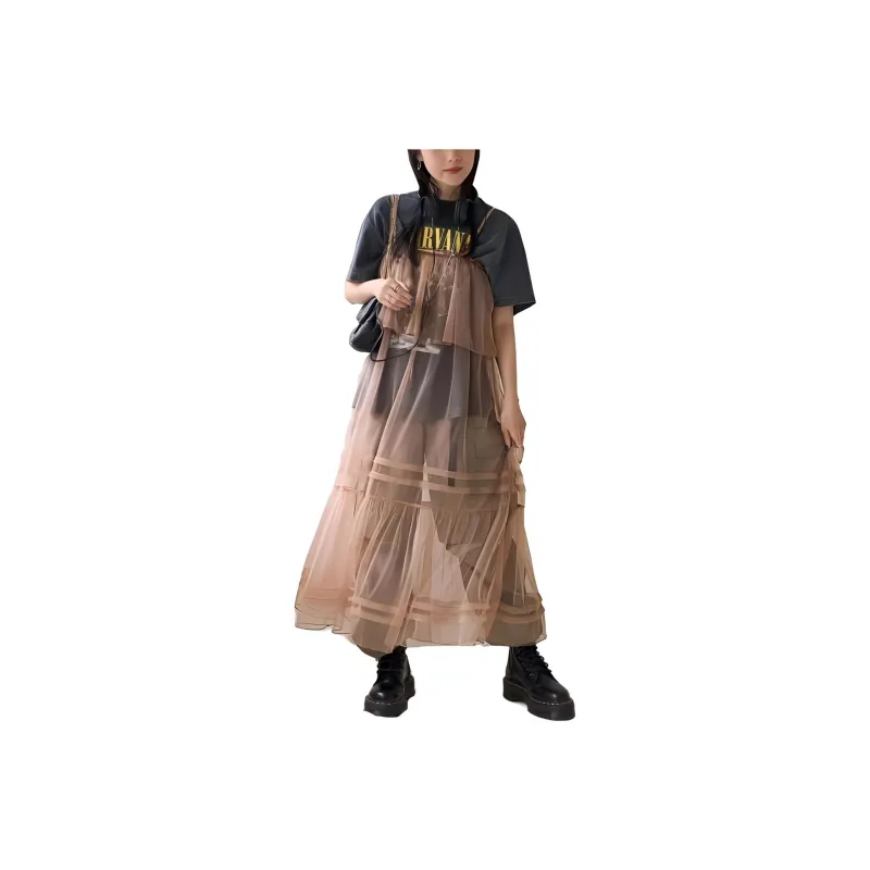 FREAK'S STORE Slip Dresses Women's Light Umber-0