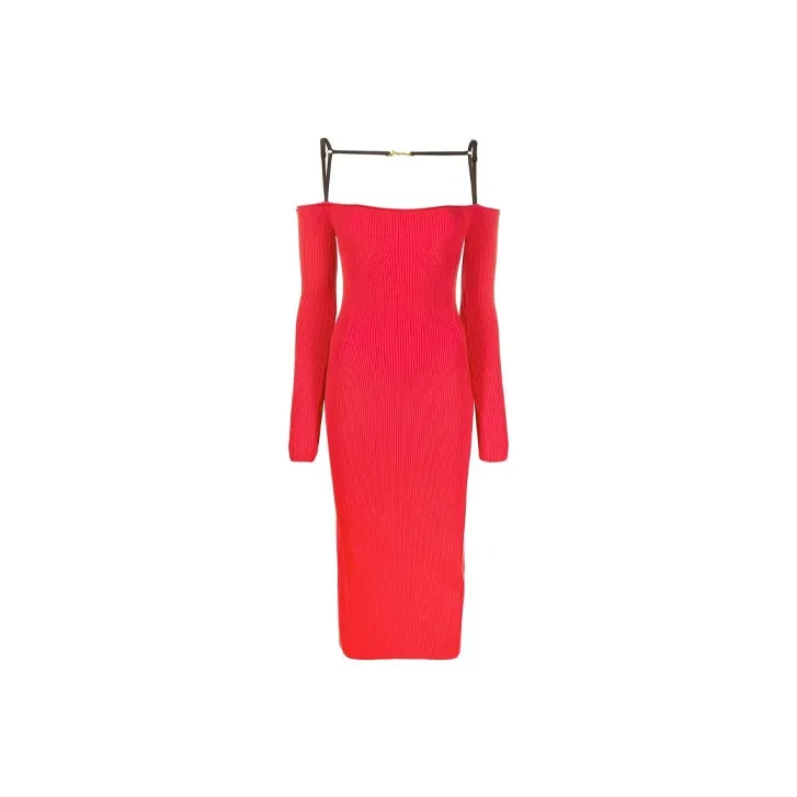 Jacquemus Sleeveless Dresses Women's Red-0