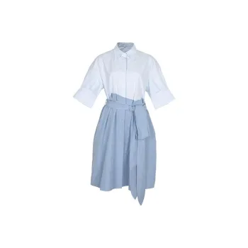 SUNDAY LIFE Short Sleeved Dresses Women's Blue