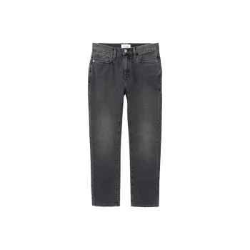 FRAME High-rise Straight-leg Jeans