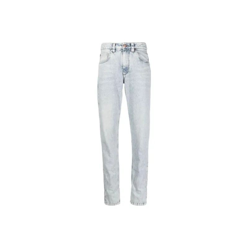 Brunello Cucinelli Roll Cuff Mid Rise Jeans-0
