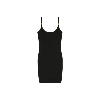 VERSACE Greca Pattern Sleeveless Dress
