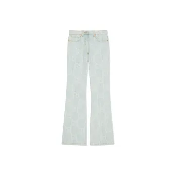 GUCCI Gg Supreme Flared Jeans